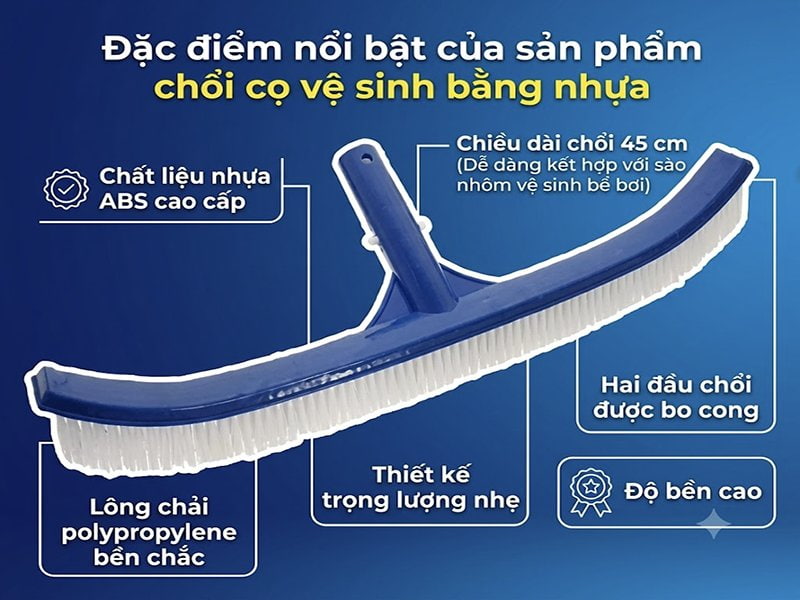 Đặc điểm nổi bật của sản phẩm chổi cọ vệ sinh bằng nhựa
