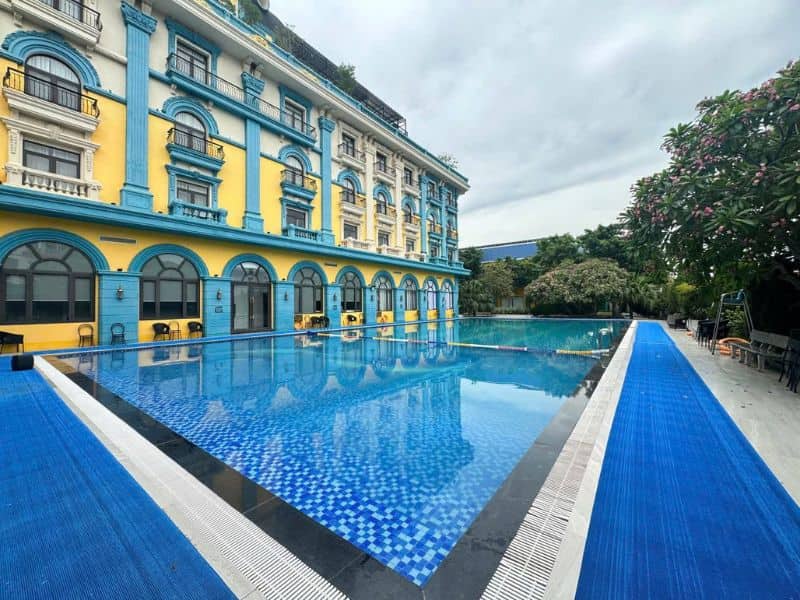 Hafuco bàn giao công trình lắp đặt thiết bị bể bơi tại xã Đan Thượng
