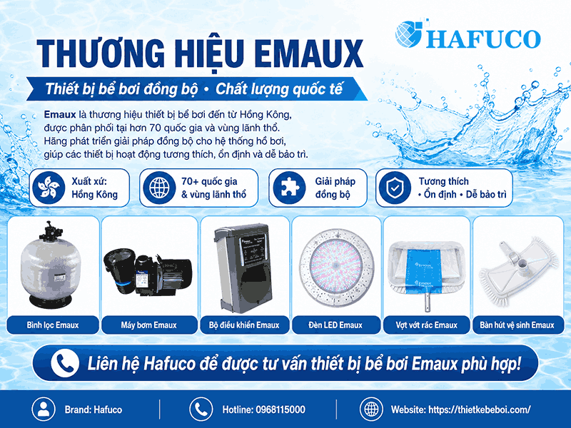 Thiết bị bể bơi Emaux