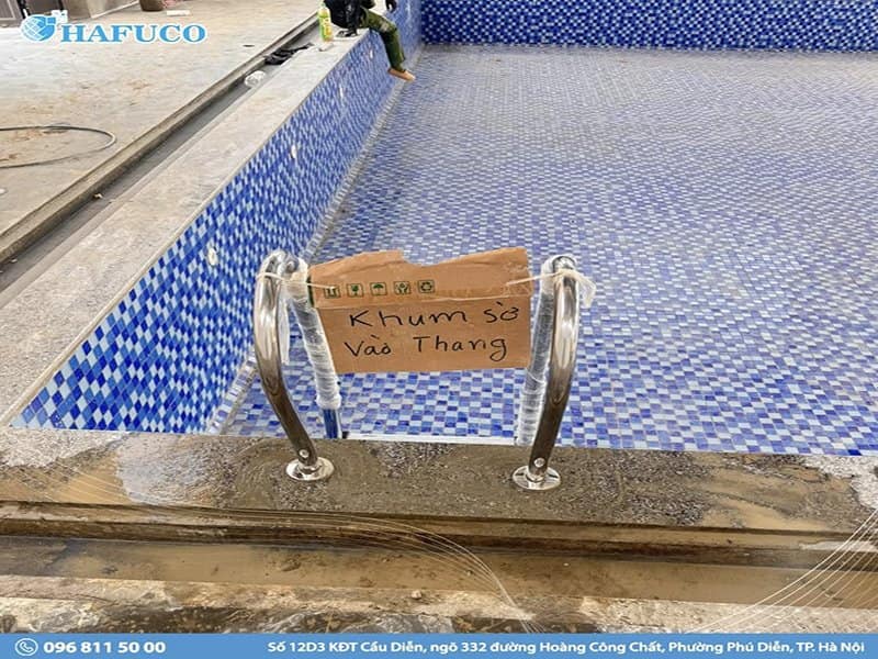 Hafuco hoàn thiện công trình bể bơi tại xã Mường Phăng, Điện Biên