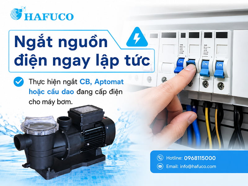 Ngắt nguồn điện ngay lập tức