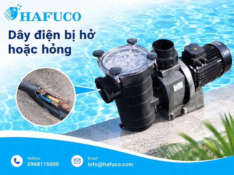 Dây điện bị hở hoặc hỏng