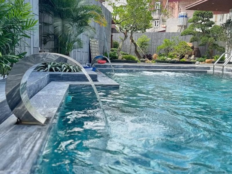 Hafuco bàn giao công trình thi công bể bơi tại Nghệ An