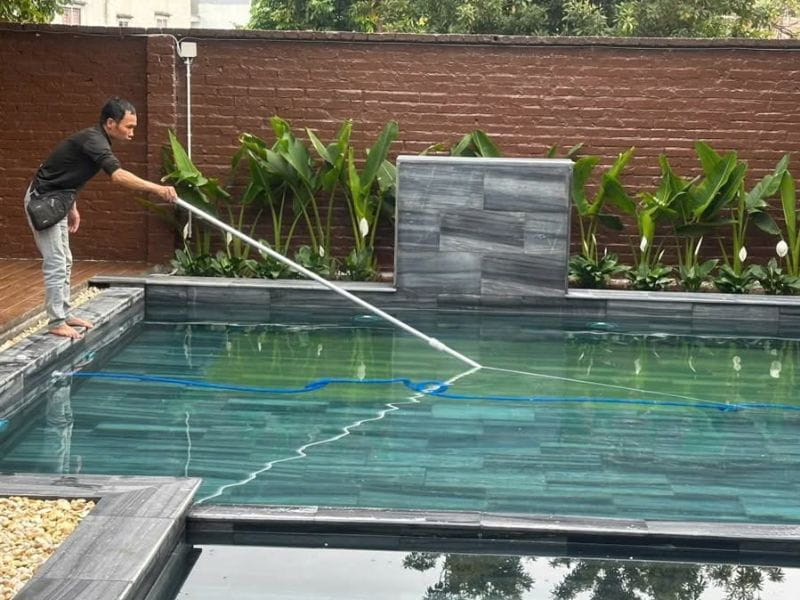 Hafuco bàn giao dự án vệ sinh bể bơi tại Thanh Hóa