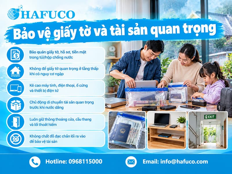 Bảo vệ giấy tờ và tài sản quan trọng