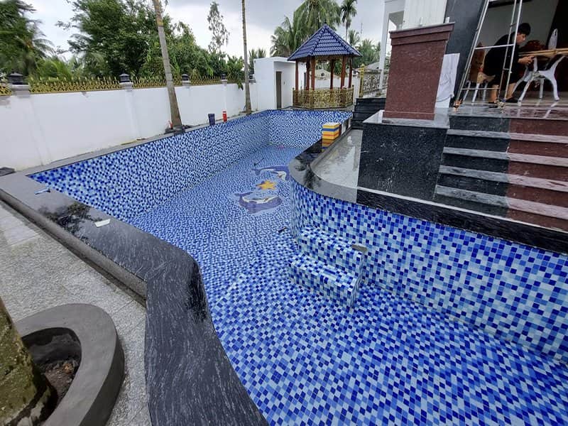 Hafuco thi công và lắp đặt thiết bị bể bơi gia đình tại xã Yên Thế, Bắc Ninh