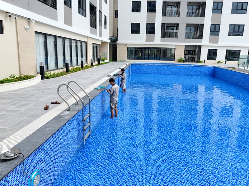 Hafuco thi công và lắp đặt thiết bị bể bơi tại phường Bãi Cháy, Quảng Ninh