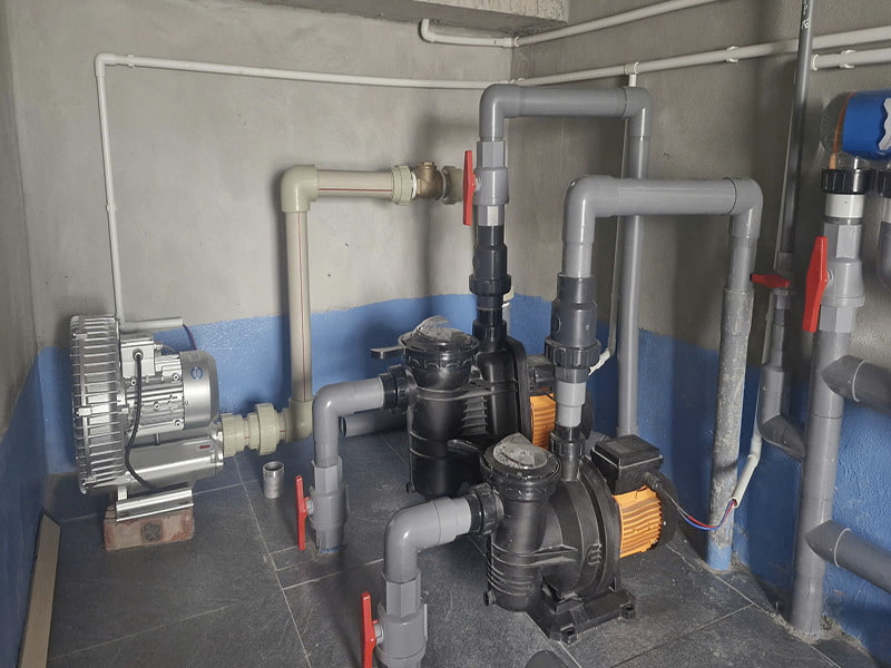 Hafuco thi công và lắp đặt thiết bị bể bơi tại phường Phú Thượng, Hà Nội