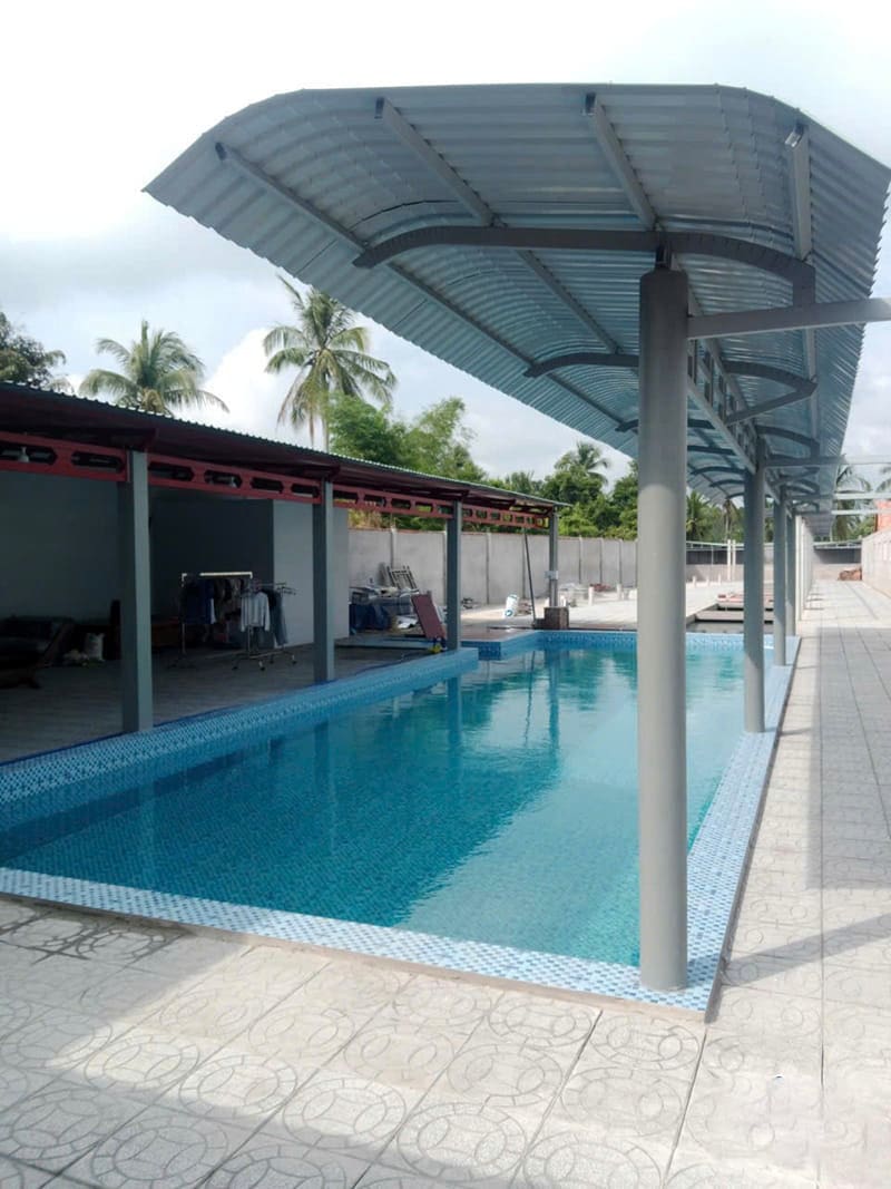 Hafuco thi công và lắp đặt thiết bị bể bơi tại xã Hiệp Hòa, Bắc Ninh